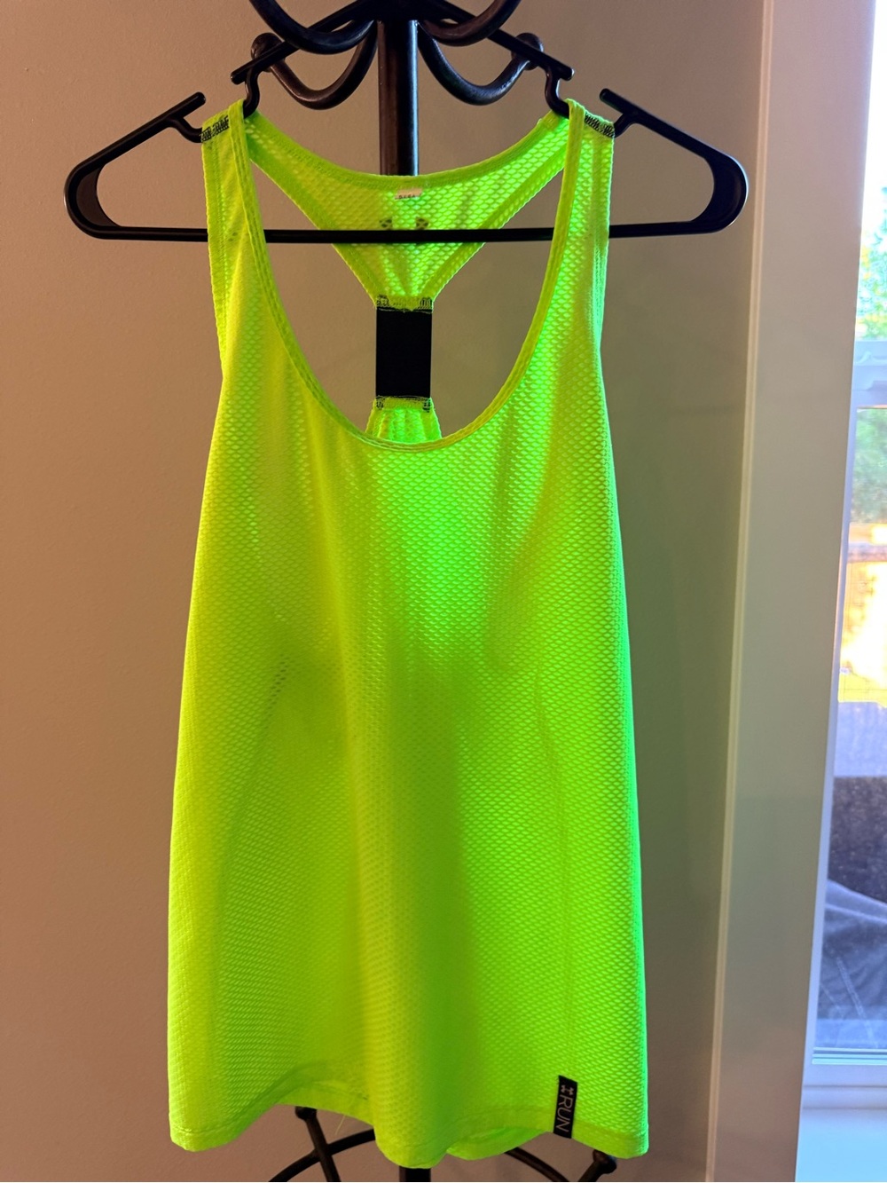 Under Armour Neon Yellow Racerback Tank Top - Women